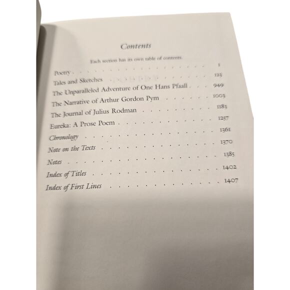 Library of America Edgar Allan Poe Poetry and Tales w/ Slip Case - Picture 9 of 9